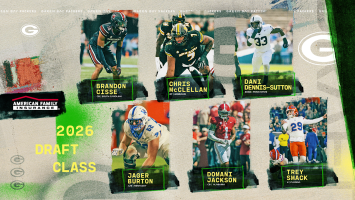 Packers divulgam números de camisa da classe de draft de 2026